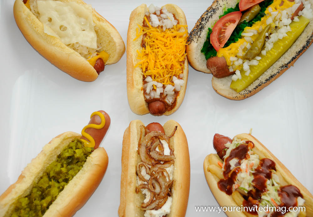 Ballpark Inspired Hot Dogs - You're Invited Magazine